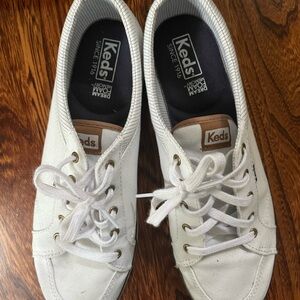 Keds Classic White Lace-Up Sneakers